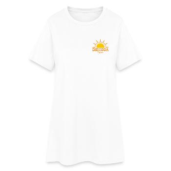 Benissa Espana Sunrise Design - Robe T-shirt Femme - blanc - Devant