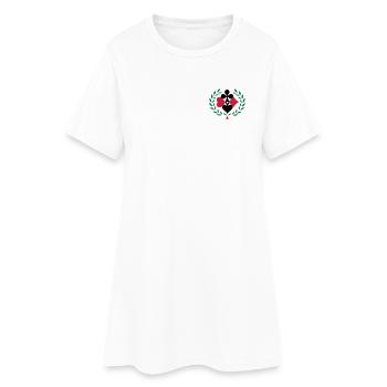 Jeu de poker - Robe T-shirt Femme - blanc - Devant