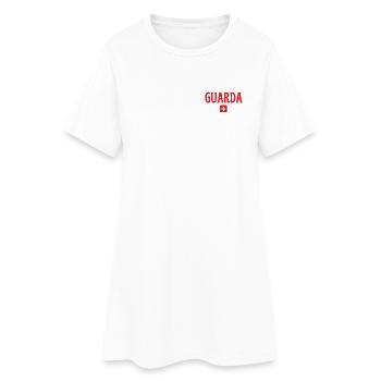 Guarda Switzerland Flag - Women’s T-Shirt Dress - white - Front