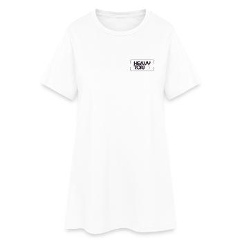 HeavyTon - Robe T-shirt Femme - blanc - Devant