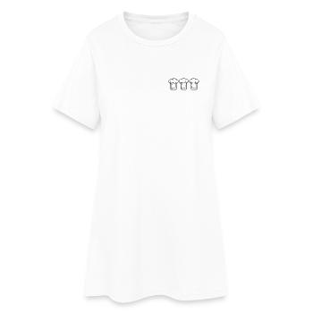 3 Toques - Women’s T-Shirt Dress - white - Front