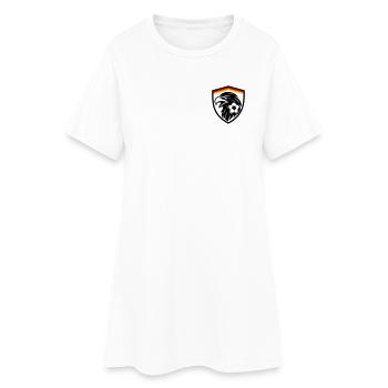 Deutschland Fußball Adler - Frauen T-Shirt-Kleid - Weiß - Vorne