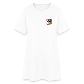 C’est Spritz O’Clock Idée de cadeau pour la fête du raton laveur - Robe T-shirt Femme - blanc - Devant