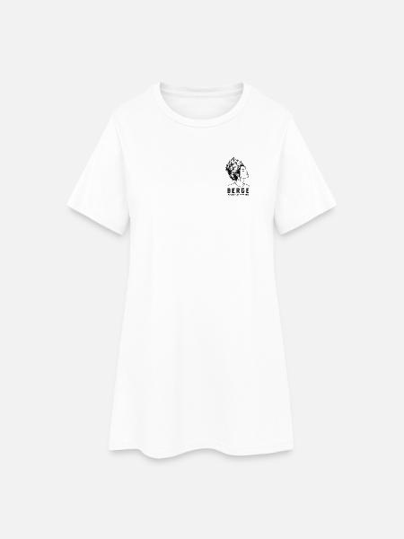 Berge im Kopf  - Frauen T-Shirt-Kleid - Weiß