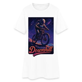 VTT VTT Descente Astronaute Cadeau - Robe T-shirt Femme - blanc - Devant