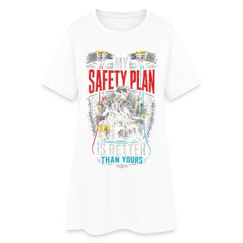 Grimpeurs industriels - Robe T-shirt Femme - blanc - Devant