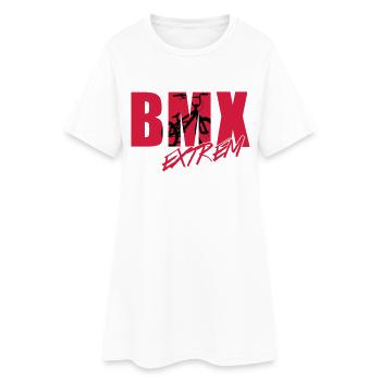 bmx 2_2c - Robe T-shirt Femme - blanc - Devant