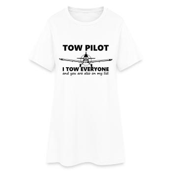 towpilot piper pa25 - Robe T-shirt Femme - blanc - Devant