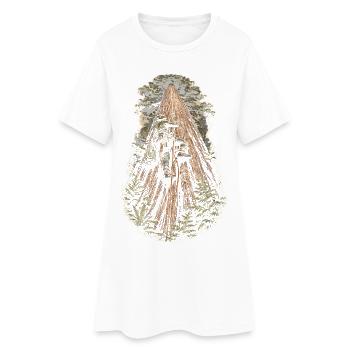 Baumpfleger Baumpflege - Frauen T-Shirt-Kleid - Weiß - Vorne