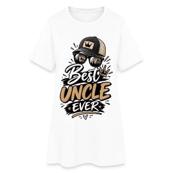 Meilleur oncle de tous les temps en plein air - Robe T-shirt Femme - blanc - Devant
