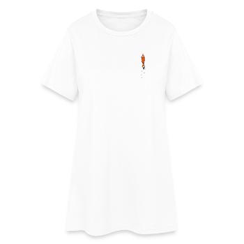 Fox - Women’s T-Shirt Dress - white - Front