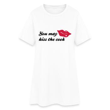 cuisine - Robe T-shirt Femme - blanc - Devant