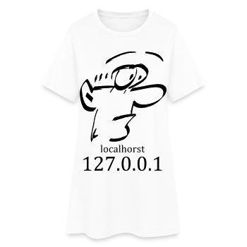 local-horst - 127.0.0.1 - localhorst - Women’s T-Shirt Dress - white - Front