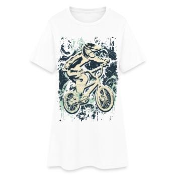 BMX vélo course | BMX Race | BMX | Idée de cadeau - Robe T-shirt Femme - blanc - Devant