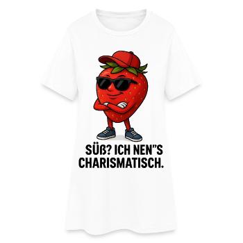 Fraise - Sweet I’m Charismatic Caricature - Robe T-shirt Femme - blanc - Devant