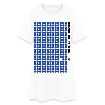 CHANGER LE MOTIF - Robe T-shirt Femme - blanc - Devant