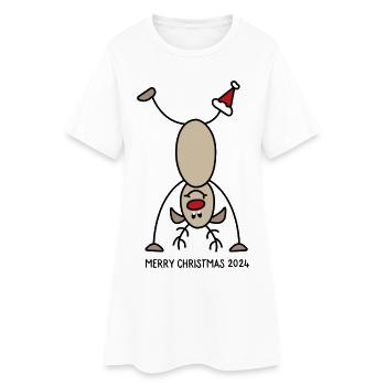 Christmas 2024 - Women’s T-Shirt Dress - white - Front