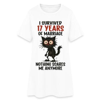 17 Cadeau d’anniversaire de mariage Mari Mari Épouse - Robe T-shirt Femme - blanc - Devant