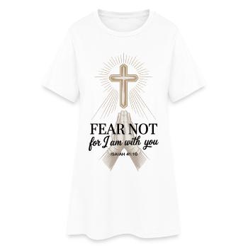 T-shirt de verset biblique inspirant pour les chrétiens - Robe T-shirt Femme - blanc - Devant