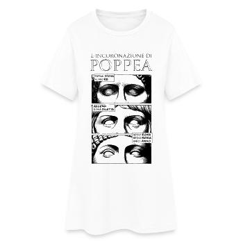 Monteverdi: L’incoronazionde di Poppea - Frauen T-Shirt-Kleid - Weiß - Vorne