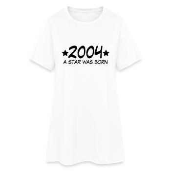 2004 a star was born (fr) - Robe T-shirt Femme - blanc - Devant