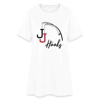 Poker JJ Hooks - Robe T-shirt Femme - blanc - Devant