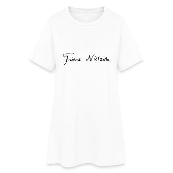 Friedrich Nietzsche - Robe T-shirt Femme - blanc - Devant