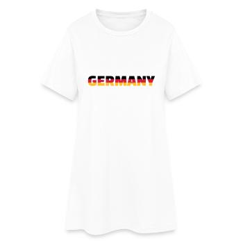 Germany - Women’s T-Shirt Dress - white - Front