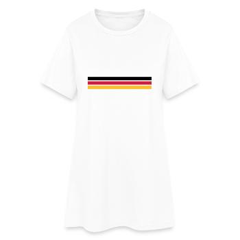 Germany - Robe T-shirt Femme - blanc - Devant