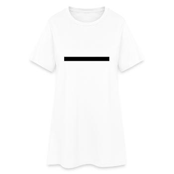 ligne - Robe T-shirt Femme - blanc - Devant