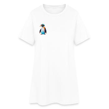 Révolution des pingouins - Robe T-shirt Femme - blanc - Devant