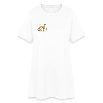 Libérez le Galgo - Broderie n°01 - Robe T-shirt Femme - blanc - Devant