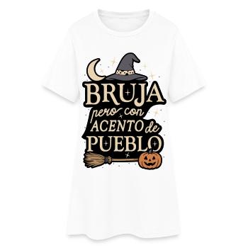 Sorcière à l’accent du village - Robe T-shirt Femme - blanc - Devant