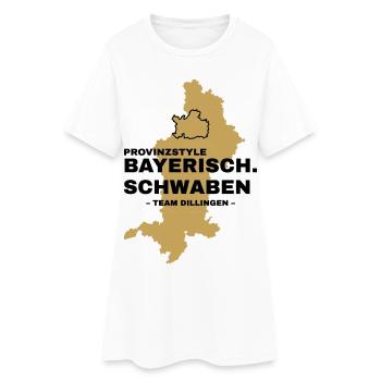 Schwaben | DILLINGEN - Frauen T-Shirt-Kleid - Weiß - Vorne