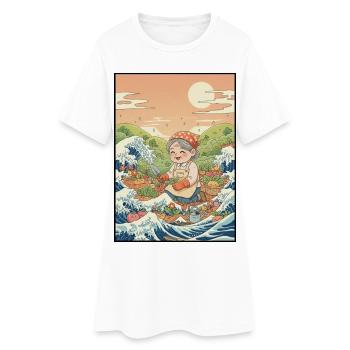 Jardinier Kawaii - Robe T-shirt Femme - blanc - Devant