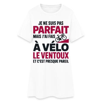 j ai fais le ventoux à vélo cadeau velo cycliste - Robe T-shirt Femme - blanc - Devant