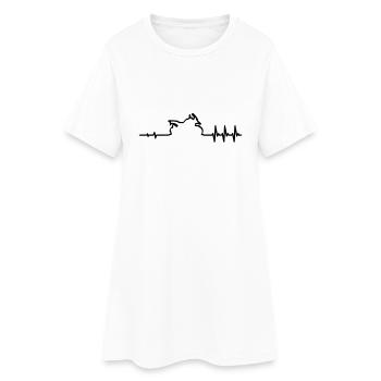 Puls Reiseenduro GS 2 Colors - Frauen T-Shirt-Kleid - Weiß - Vorne