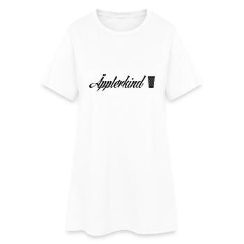 Äpplerkind Frankfurt - Stadtgeschenke - Frauen T-Shirt-Kleid - Weiß - Vorne