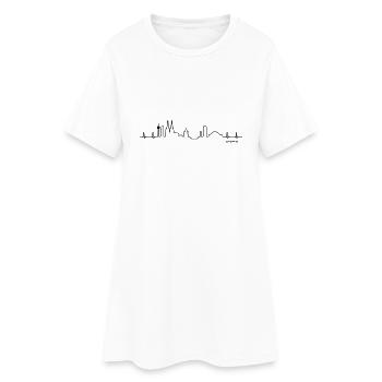 ...citybeat Köln - Frauen T-Shirt-Kleid - Weiß - Vorne