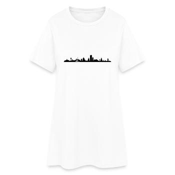 Skyline - Thüringen - Frauen T-Shirt-Kleid - Weiß - Vorne