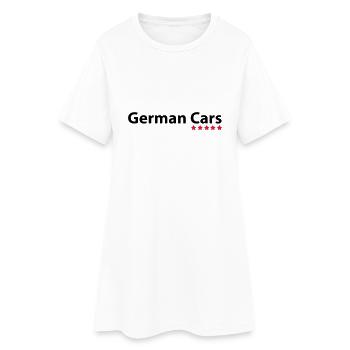 German Cars - Women’s T-Shirt Dress - white - Front