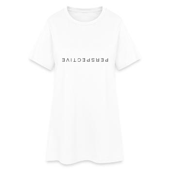 Perspective - Robe T-shirt Femme - blanc - Devant