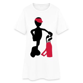 golf - Robe T-shirt Femme - blanc - Devant