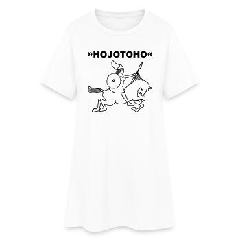Walküre HOJOTOHO - Frauen T-Shirt-Kleid - Weiß - Vorne