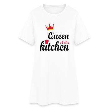 cuire à feu - Robe T-shirt Femme - blanc - Devant