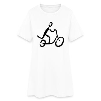 Kickbike - Women’s T-Shirt Dress - white - Front