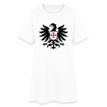 Adler Templer Kreuz - Women’s T-Shirt Dress - white - Front