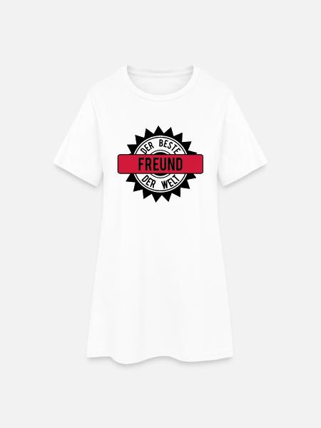 meilleur ami 2c - Robe T-shirt Femme - blanc
