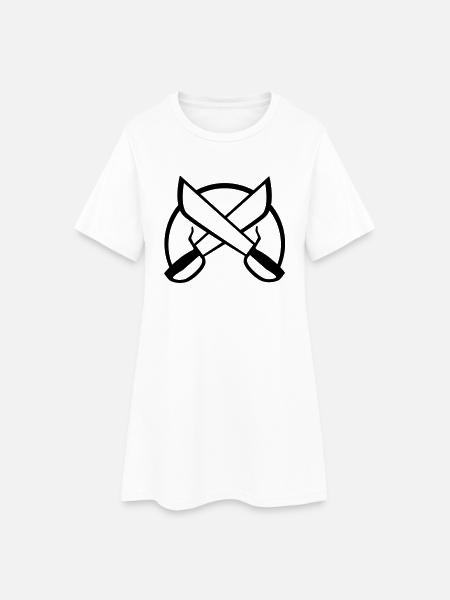 Wing Chun 1 - Frauen T-Shirt-Kleid - Weiß