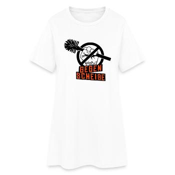 gegen scheiße - Women’s T-Shirt Dress - white - Front
